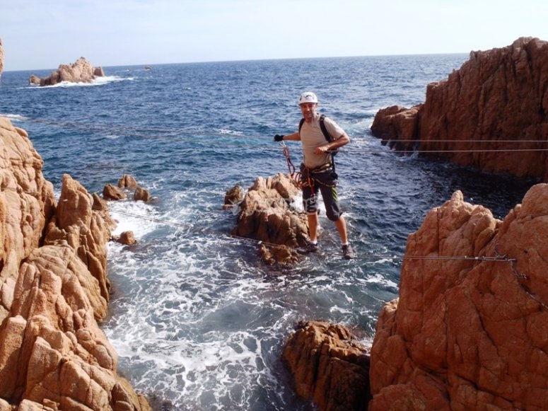 Vía ferrata de Sant Feliu de Guixols Vía ferrata de Sant Feliu de Guixols